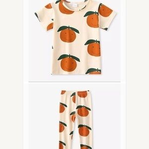 New kids outfit "oranges" unisex 2-3T new